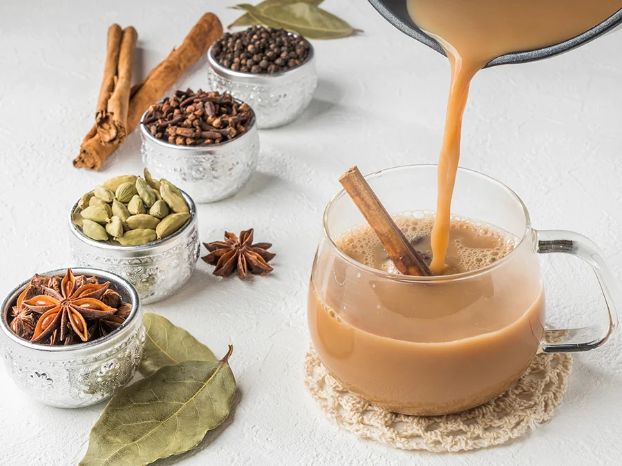 چای ماسالا، هل، دارچین، میخک