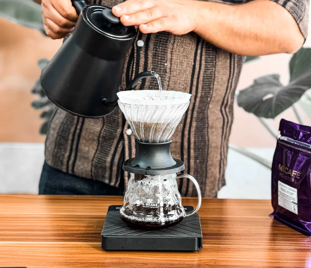 دم ابزار قهوه V60