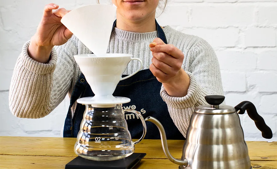 دم آوری قهوه با V60