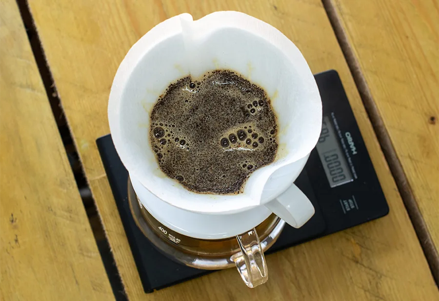 دم آوری قهوه با V60