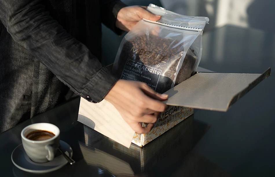 بسته دان قهوه می کافه