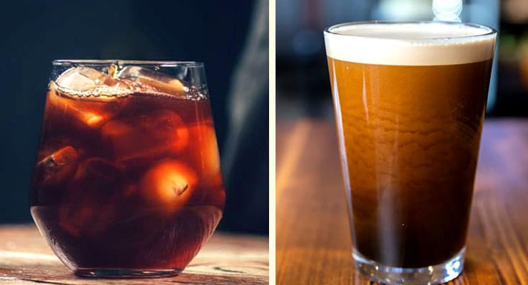 تفاوت قهوه نیترو با قهوه یخ زده