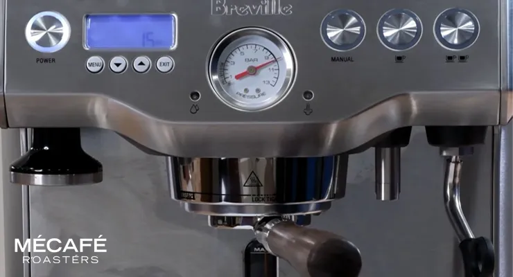 تنظیم فشار دستگاه اسپرسو