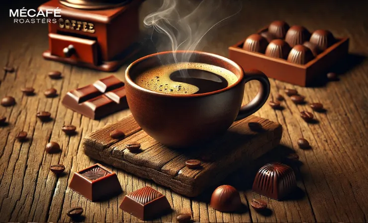 قهوه با افترتست و پس طعم شکلاتی