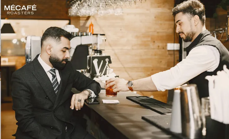 باریستا و بارتندر و مشتری