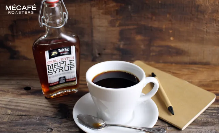 بطری شیشهای سیروپ قهوه خانگی