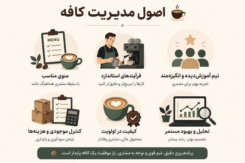 اصول کافه داری